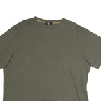 CALVIN KLEIN Womens Green T-Shirt M Short Sleeve Crew Neck Classic Cotton Tee