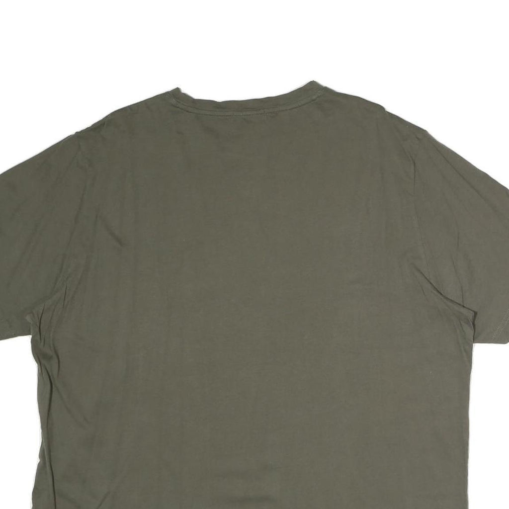 CALVIN KLEIN Womens Green T-Shirt M Short Sleeve Crew Neck Classic Cotton Tee