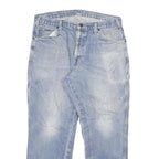 DICKIES Mens Blue Slim Jeans Denim Medium W34 L28 Workwear Zip Closure