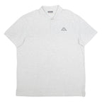 KAPPA Mens Grey Polo Shirt Short Sleeve Cotton Blend 3XL Classic Casual