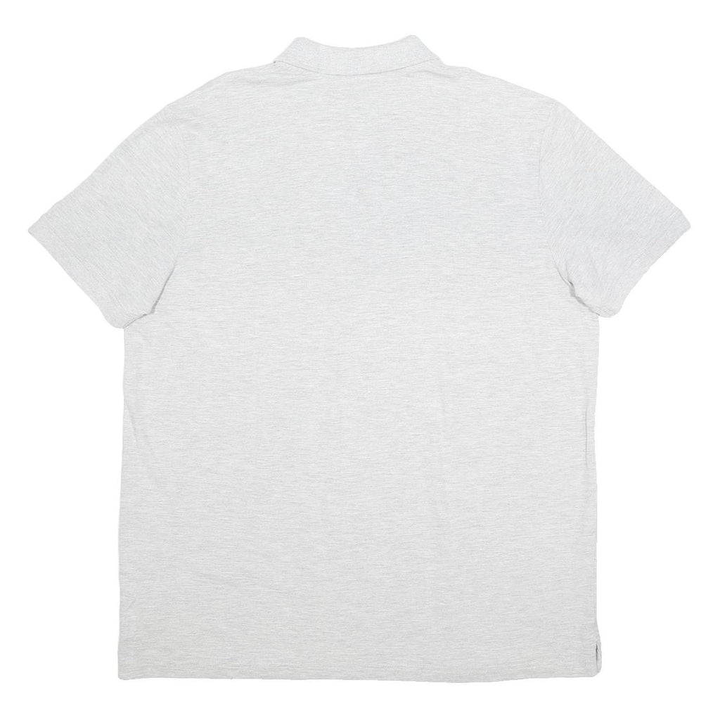 KAPPA Mens Grey Polo Shirt Short Sleeve Cotton Blend 3XL Classic Casual
