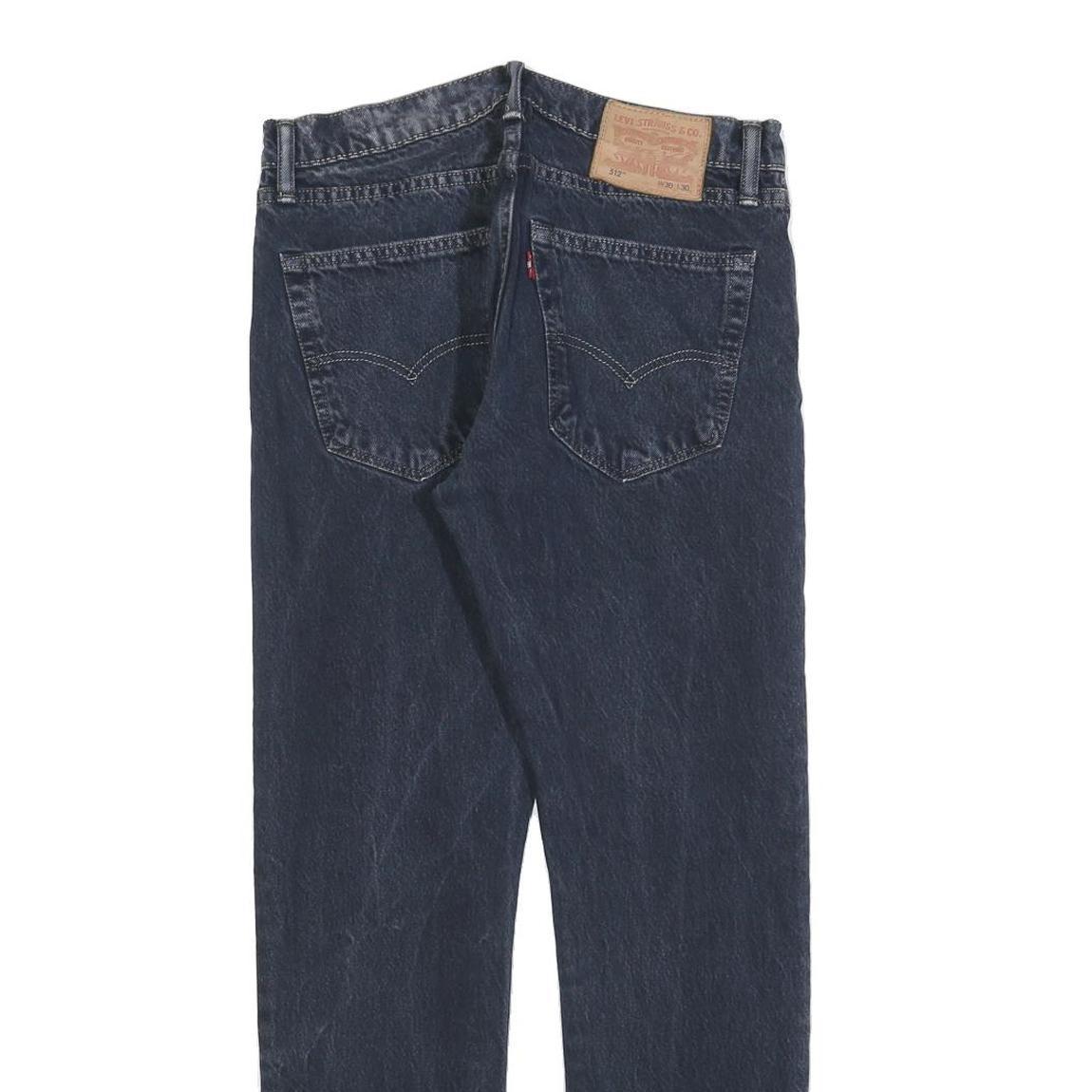 LEVI'S 512 Tapered Mens Jeans Blue Slim Tapered Denim W30 L30 Classic Style