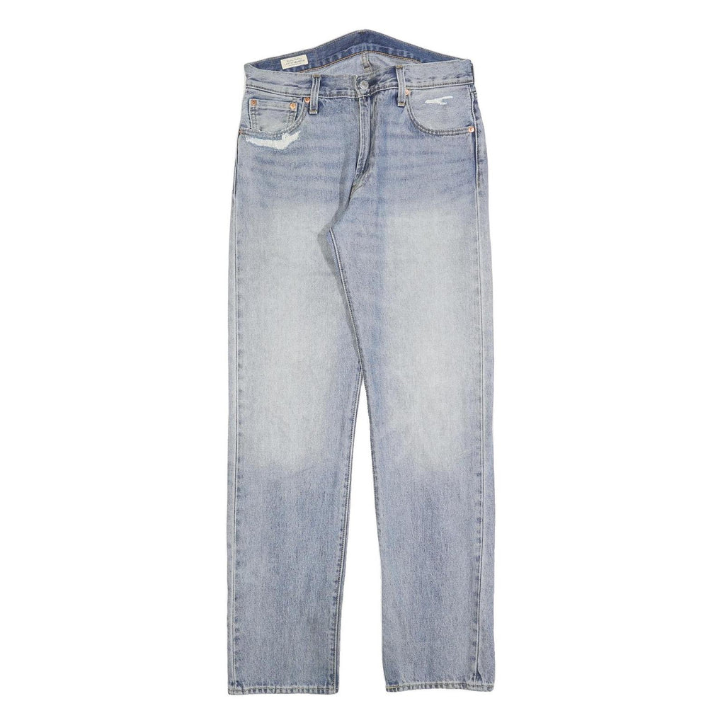 LEVI'S 551 Z BIG E Mens Jeans Blue Regular Straight Denim Light W30 L34 Classic