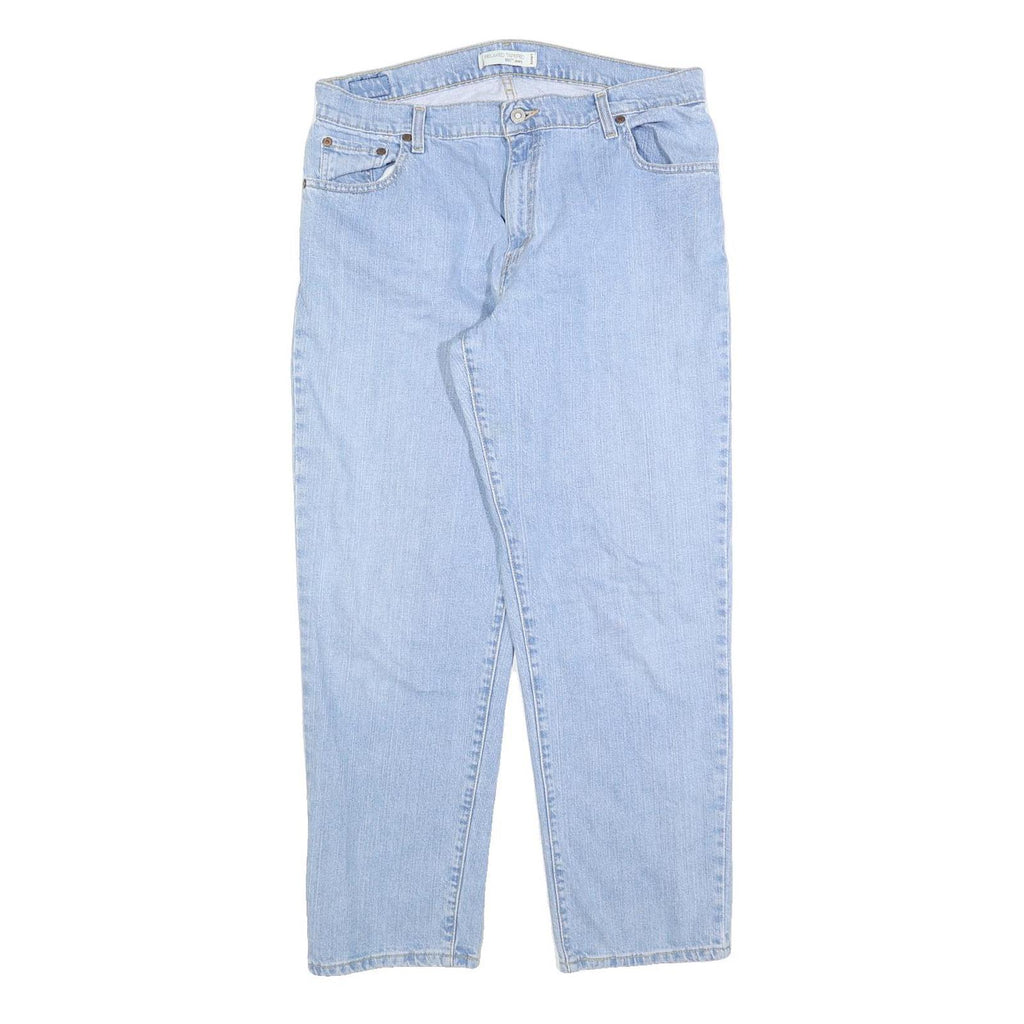 LEVI'S 550 Tapered Womens Jeans Blue Relaxed Cotton Blend W34 L28 Classic Fit