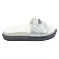 PRADA Womens Slider Sandals White Synthetic UK 7 Designer Slip-On Comfort Casual
