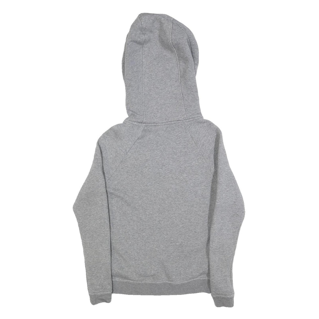 NIKE Womens Grey Hoodie S Cotton Blend Pullover Casual Sportswear