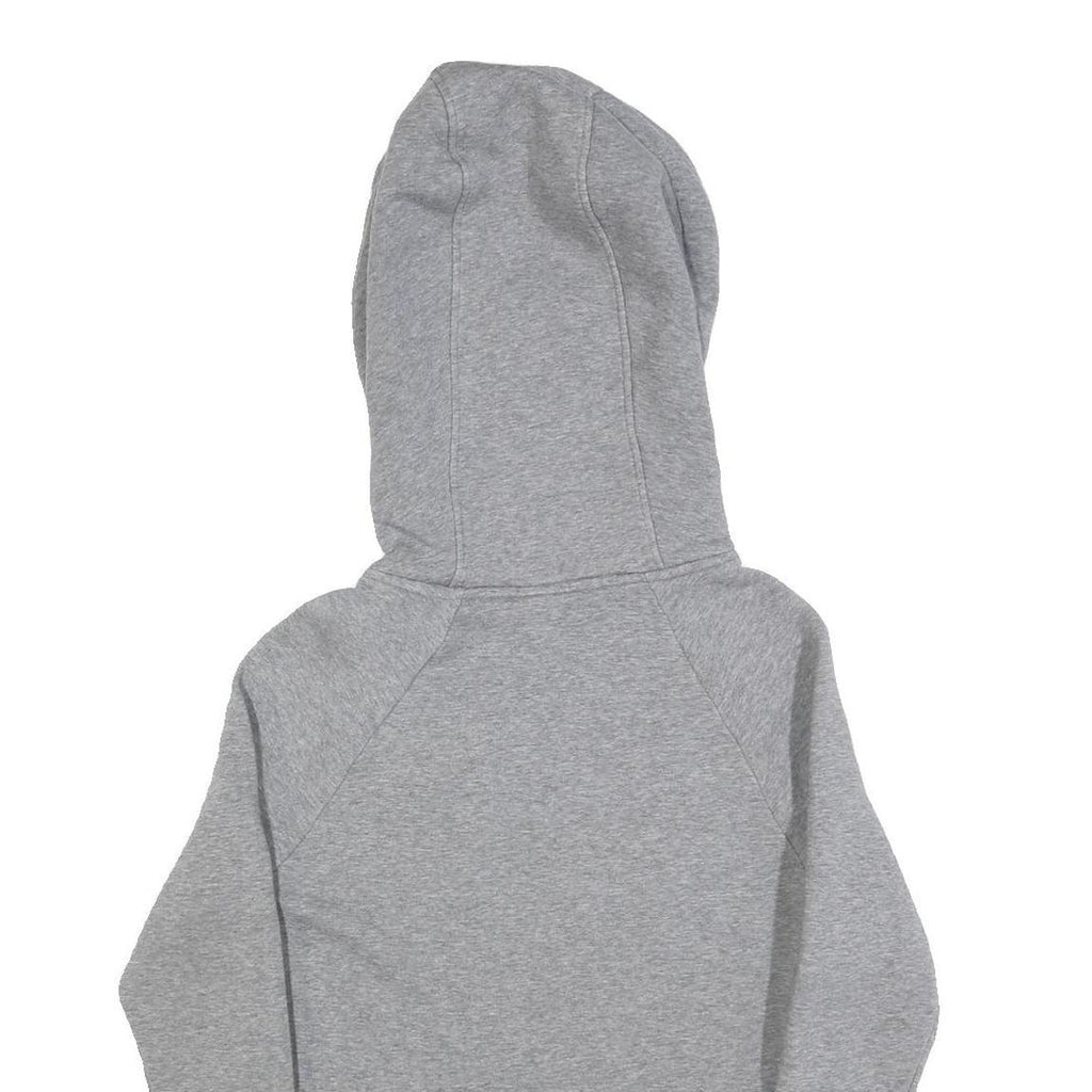 NIKE Womens Grey Hoodie S Cotton Blend Pullover Casual Sportswear