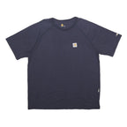 CARHARTT Mens Blue & Navy Modern T-Shirt L Short Sleeve Crew Neck Slim Fit