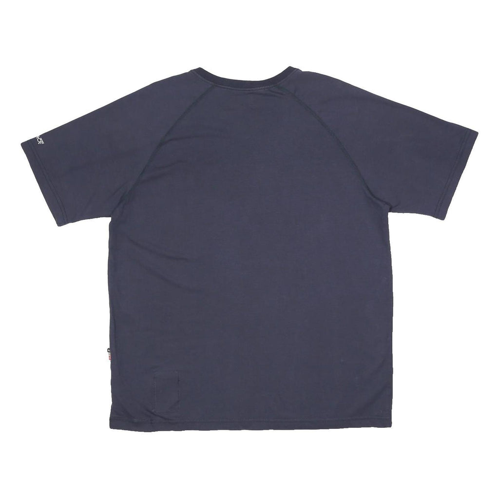CARHARTT Mens Blue & Navy Modern T-Shirt L Short Sleeve Crew Neck Slim Fit