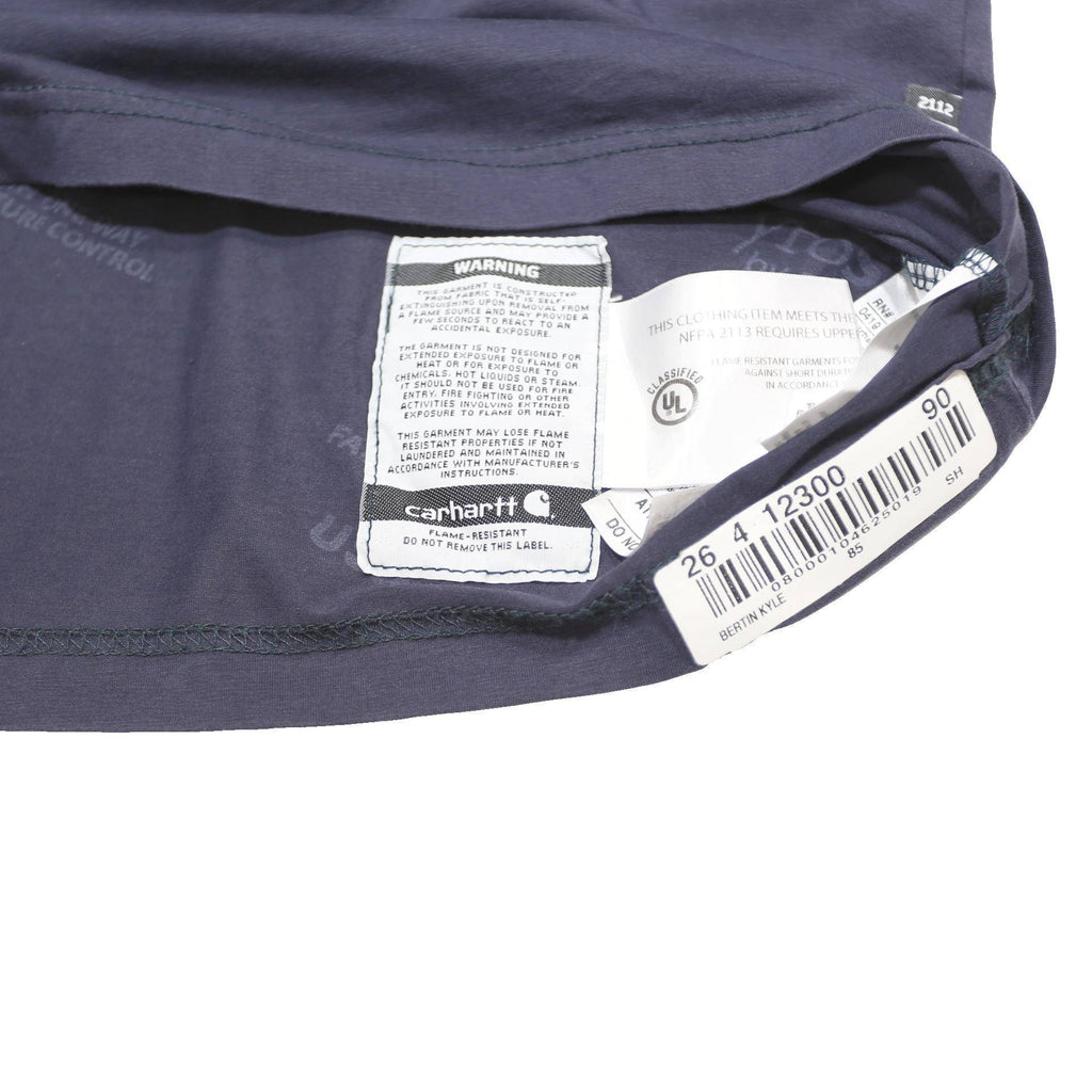 CARHARTT Mens Blue & Navy Modern T-Shirt L Short Sleeve Crew Neck Slim Fit