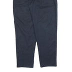 DICKIES Mens Cotton Blend Navy Regular Fit Straight Leg Trousers W38 L30