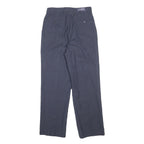 MAGELLAN Womens Navy Regular Fit Straight Leg Trousers W27 L27 Classic Smart