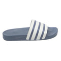 ADIDAS Adilette Mens Blue & White Slide Sandals Synthetic UK 10 Comfortable