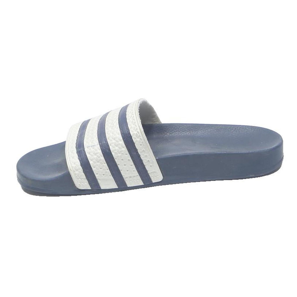 ADIDAS Adilette Mens Blue & White Slide Sandals Synthetic UK 10 Comfortable