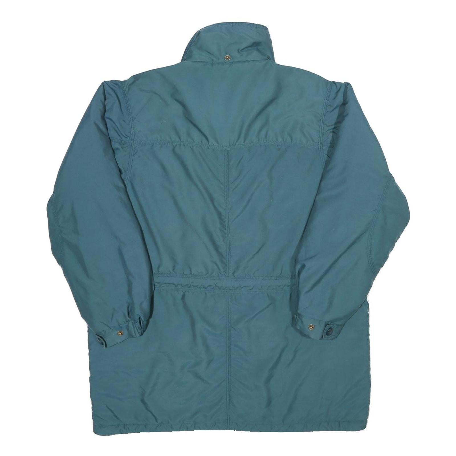 COLUMBIA Womens Blue Jacket M Woven Classic Outdoor Zip Pockets