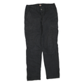 DICKIES Mens Black Regular Straight Denim W34 L30 Cargo Workwear Zip Pocket
