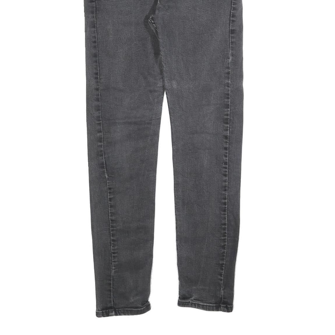 LEVI'S 519 Hi-Ball Mens Jeans Grey Slim Skinny Denim W29 L28 Cotton Blend Zip