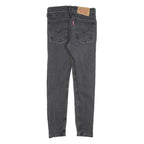 LEVI'S 519 Hi-Ball Mens Jeans Grey Slim Skinny Denim W29 L28 Cotton Blend Zip