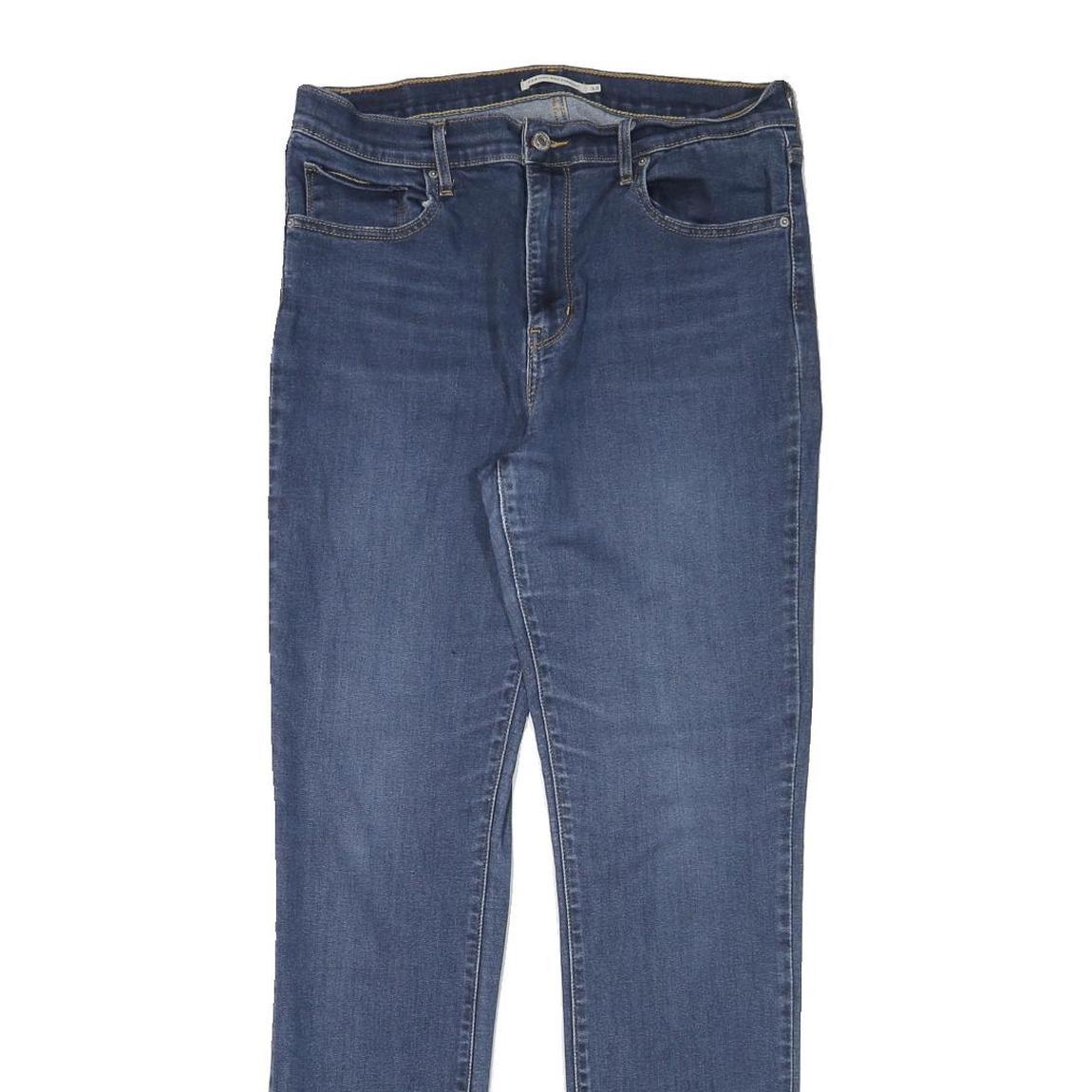 LEVI'S Womens Slim Blue Denim Slim Jeans W30 L30 Classic Zip Cotton Blend