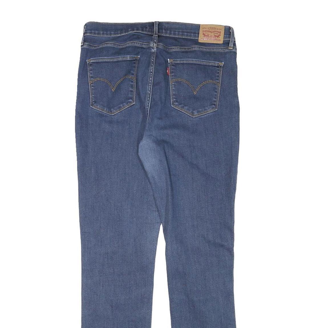 LEVI'S Womens Slim Blue Denim Slim Jeans W30 L30 Classic Zip Cotton Blend