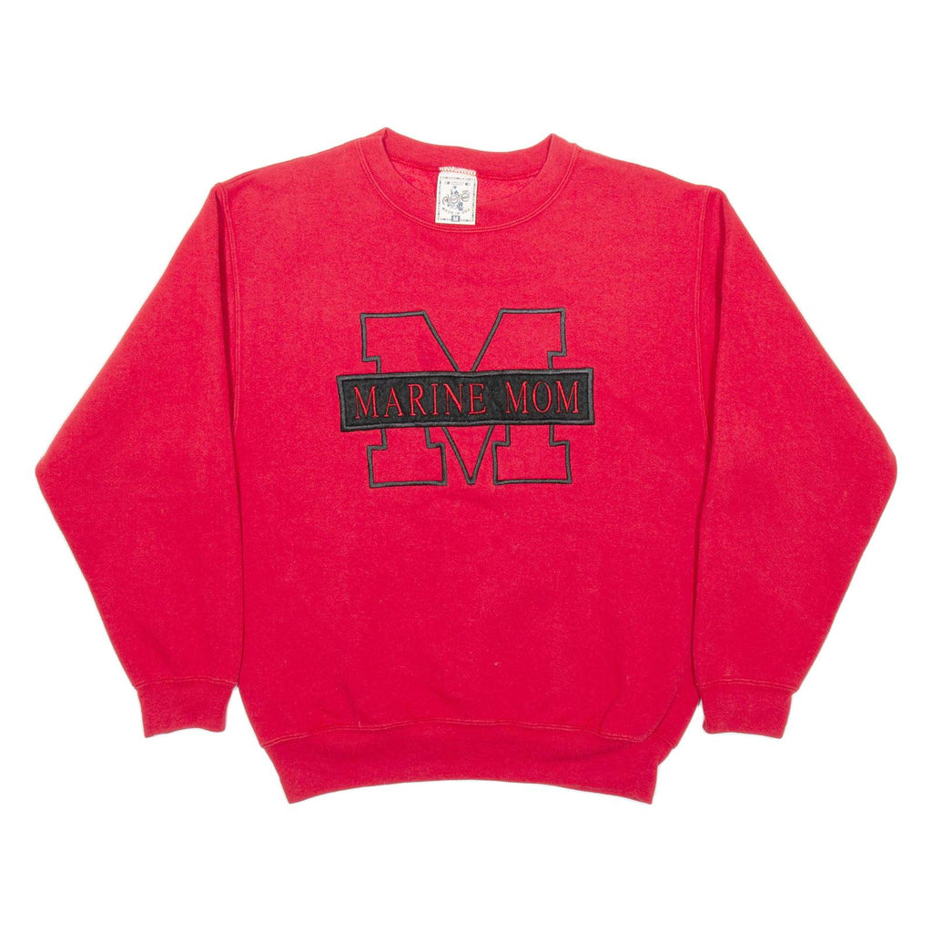 ALERE Marine Mom Womens Sweatshirt Red USA M