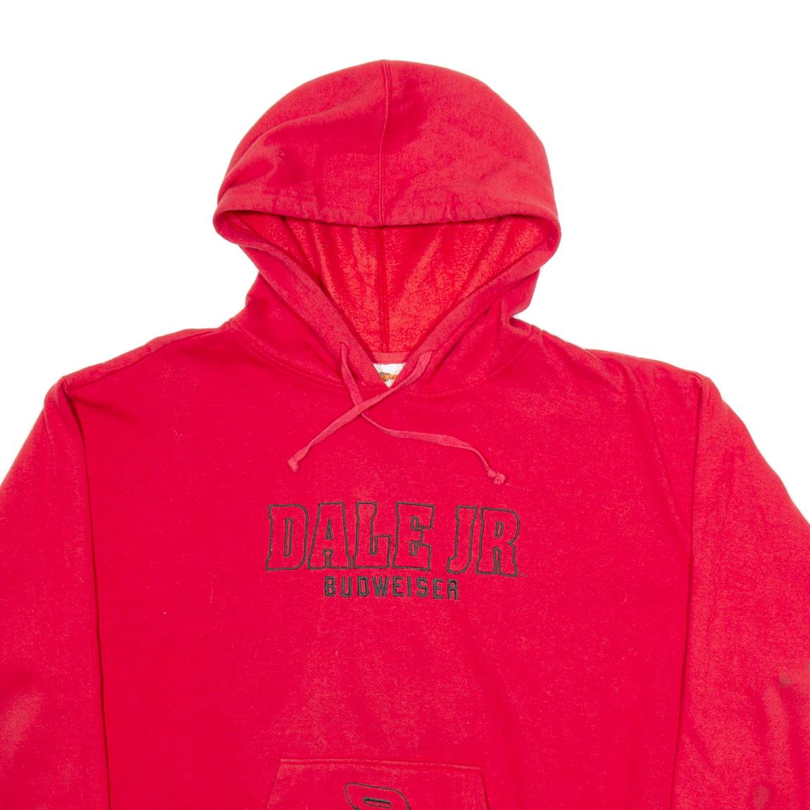 WINNER'S CIRCLE Dale Jr Budwiser Mens Red Hoodie 2XL