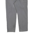 CARHARTT Mens Grey Regular Fit Straight Denim Jeans W40 L32 Workwear Zip