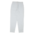 MAC Womens Cotton Blend White Pinstripe Relaxed Straight Trousers W28 L30