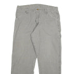 DICKIES Mens Regular Fit Grey Cotton Blend Denim Jeans W34 L30 Workwear Casual