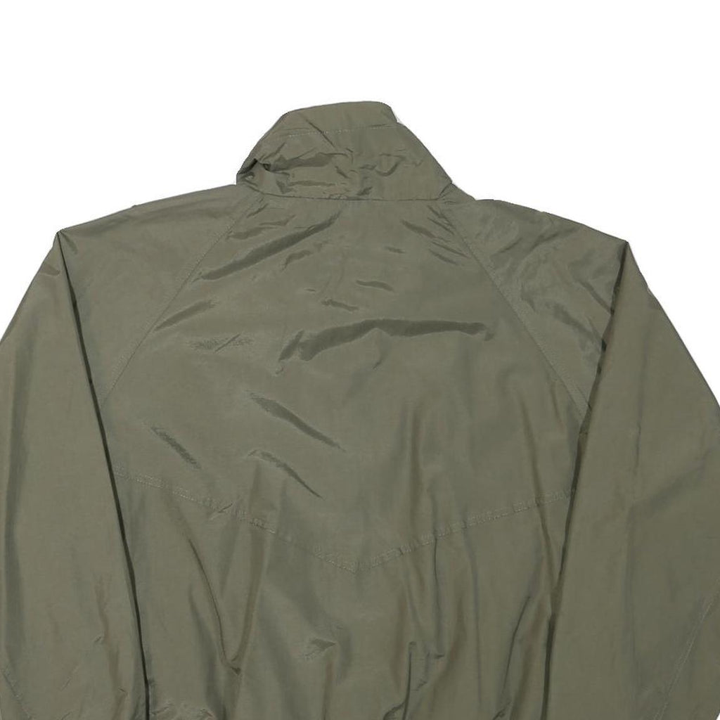 CANADA Mens Green Polyester Blend Zip Jacket M Plain Casual Outerwear