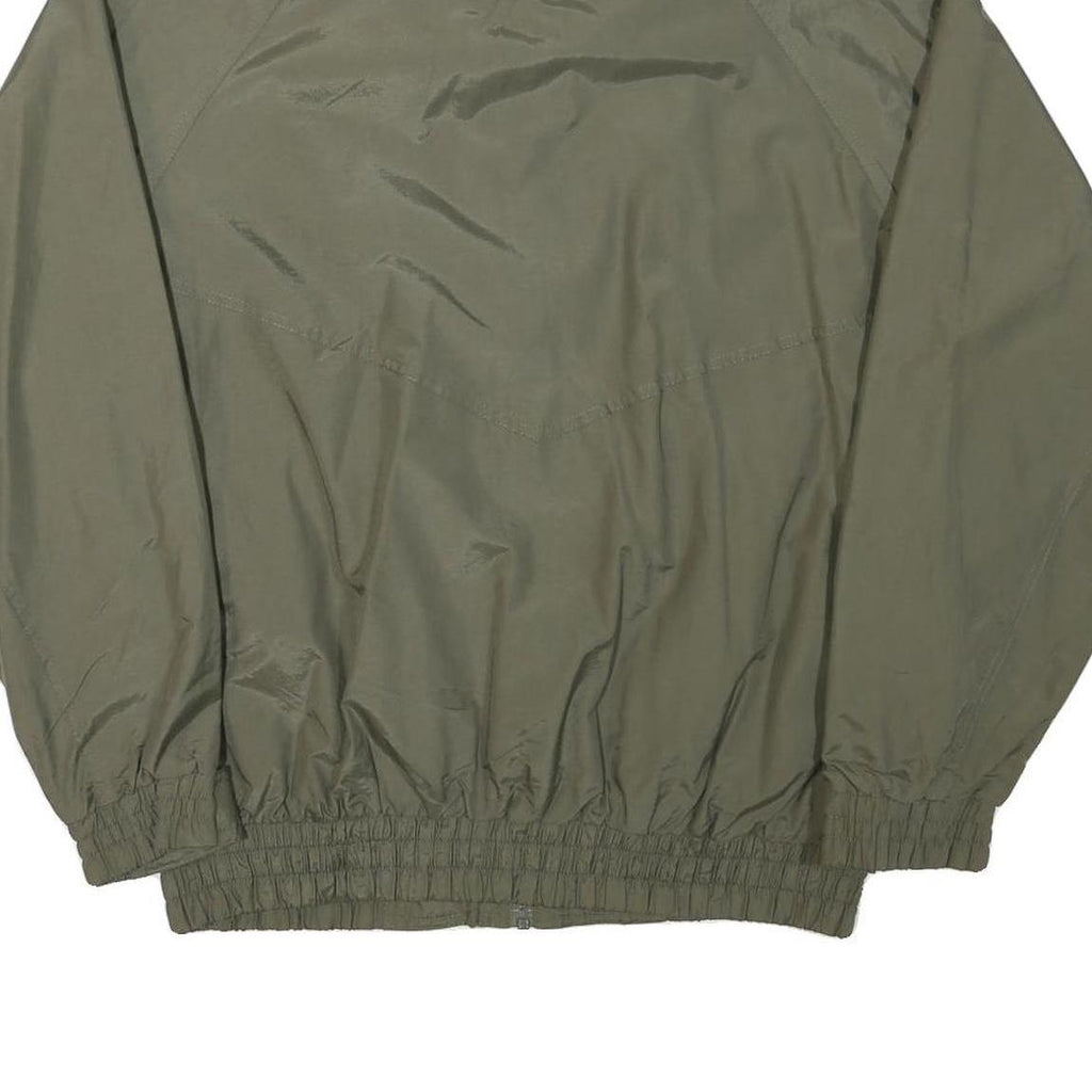 CANADA Mens Green Polyester Blend Zip Jacket M Plain Casual Outerwear