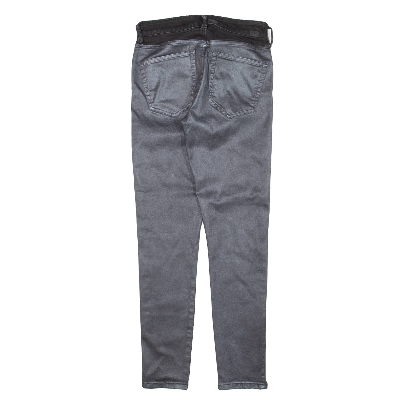 DIESEL Slandy-Zip Womens Trousers Black Relaxed Skinny W27 L27
