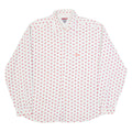 TEDDY'S Stars Mens Shirt Cream Long Sleeve S