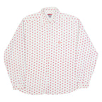 TEDDY'S Stars Mens Shirt Cream Long Sleeve S