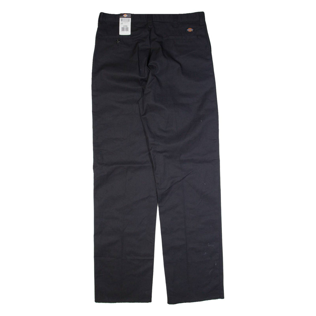DICKIES Workwear Mens Trousers Black Regular Straight W38 L39