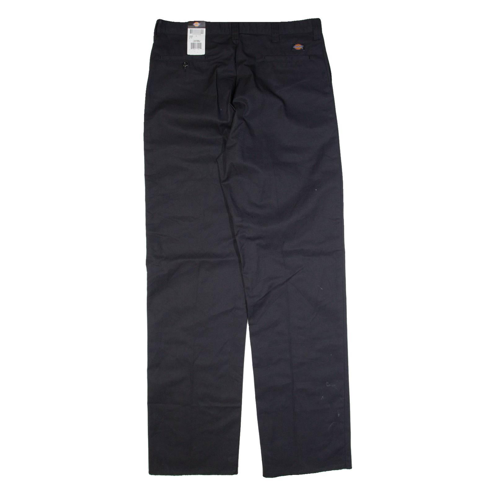 DICKIES Workwear Mens Trousers Black Regular Straight W38 L39