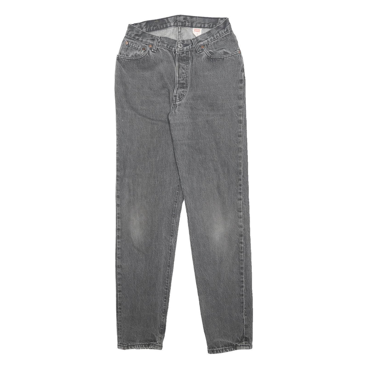 LEVI'S Womens Jeans Black Regular Straight Denim Medium W26 L31 Classic Fit