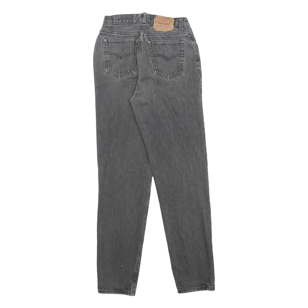 LEVI'S Womens Jeans Black Regular Straight Denim Medium W26 L31 Classic Fit
