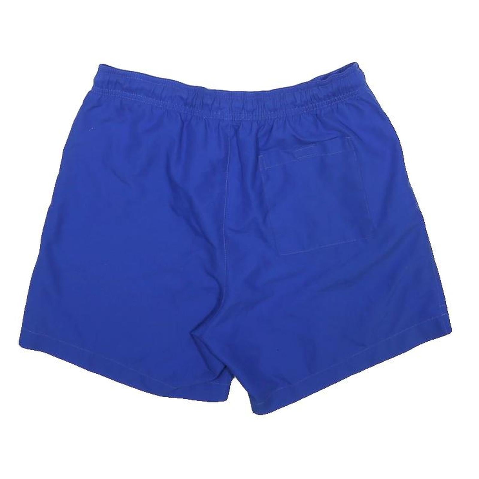 CALVIN KLEIN Mens Shorts Blue S W28 Logo Tape Casual Polyester Drawstring