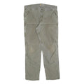 CARHARTT Mens Cotton Blend Relaxed Fit W40 L34 Workwear Trousers Zip Closure