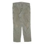 CARHARTT Mens Cotton Blend Relaxed Fit W40 L34 Workwear Trousers Zip Closure