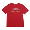 NIKE Mens Red Chico High Field Hockey Graphic T-Shirt M Short Sleeve Crew Neck