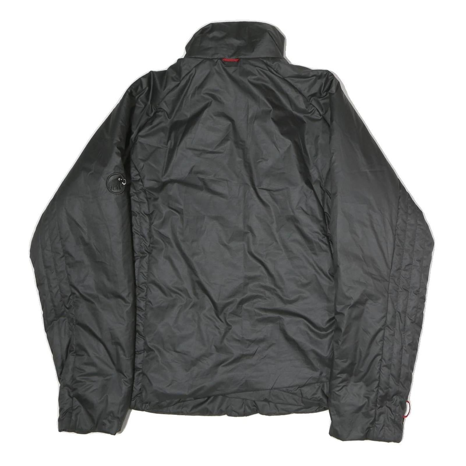 MAMMUT Womens Black Jacket M Polyester Plain Lightweight Zip Outdoor