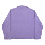 PENDLETON Petite Womens Jumper Purple 1/4 Zip Tight Knit L