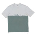 ADIDAS ORIGINALS Mens White & Green Graphic T-Shirt XS Short Sleeve Crew Neck