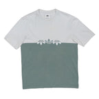 ADIDAS ORIGINALS Mens White & Green Graphic T-Shirt XS Short Sleeve Crew Neck