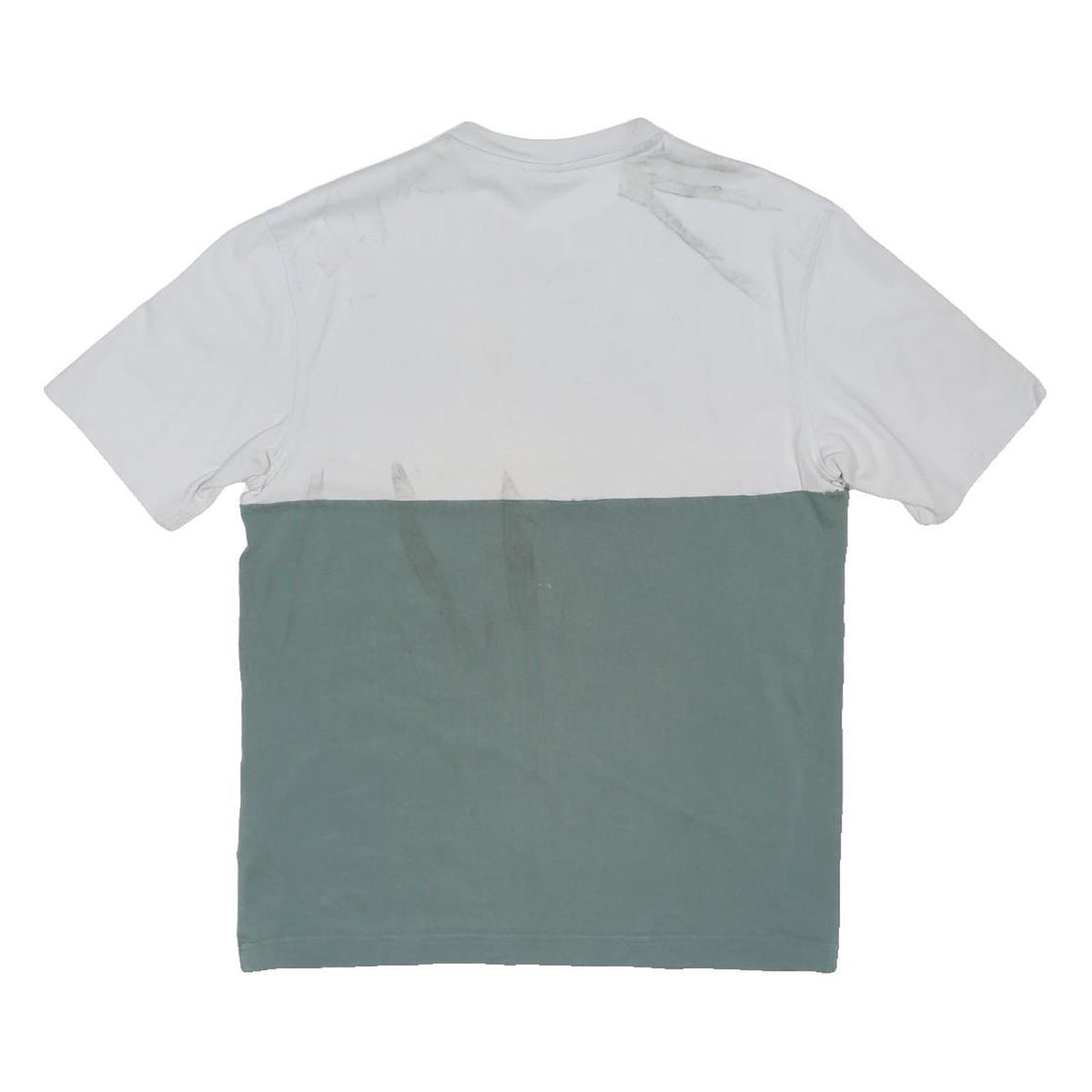 ADIDAS ORIGINALS Mens White & Green Graphic T-Shirt XS Short Sleeve Crew Neck