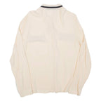 ZARA Womens Blouse Beige Long Sleeve XL
