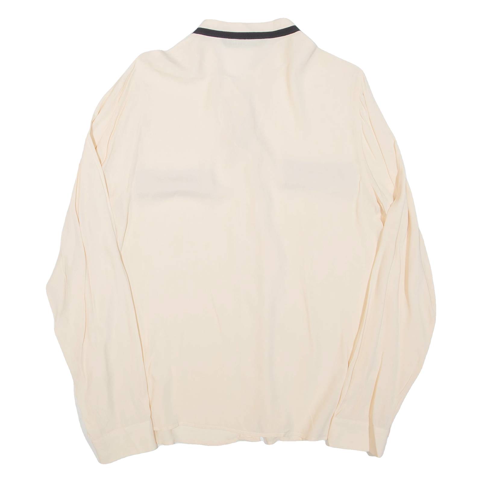 ZARA Womens Blouse Beige Long Sleeve XL