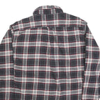 JACHS Mens Black & White Check Shirt L Long Sleeve Cotton Blend Casual